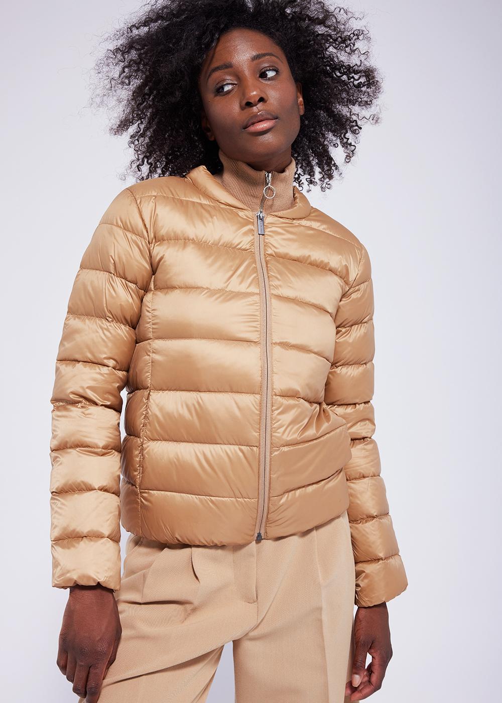 Suyen lightweight down jacket iced-coffee