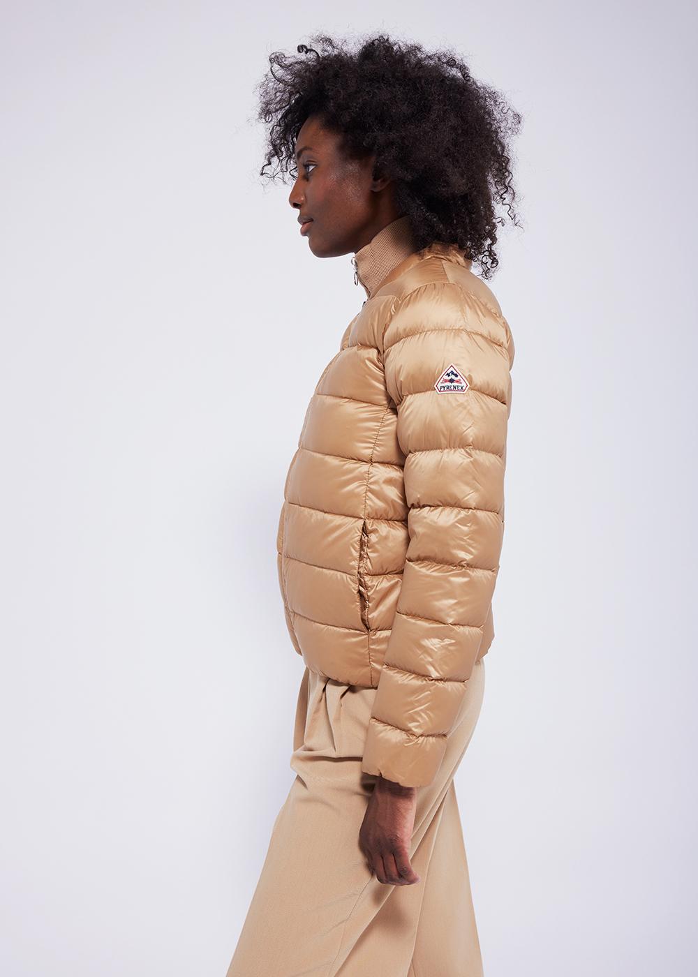 Suyen lightweight down jacket iced-coffee