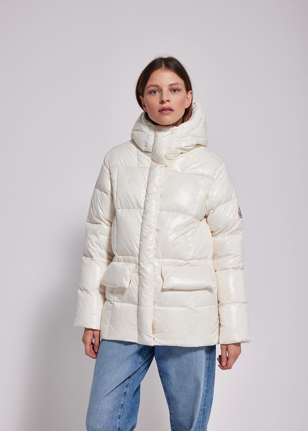 Ellen women down jacket milk-1