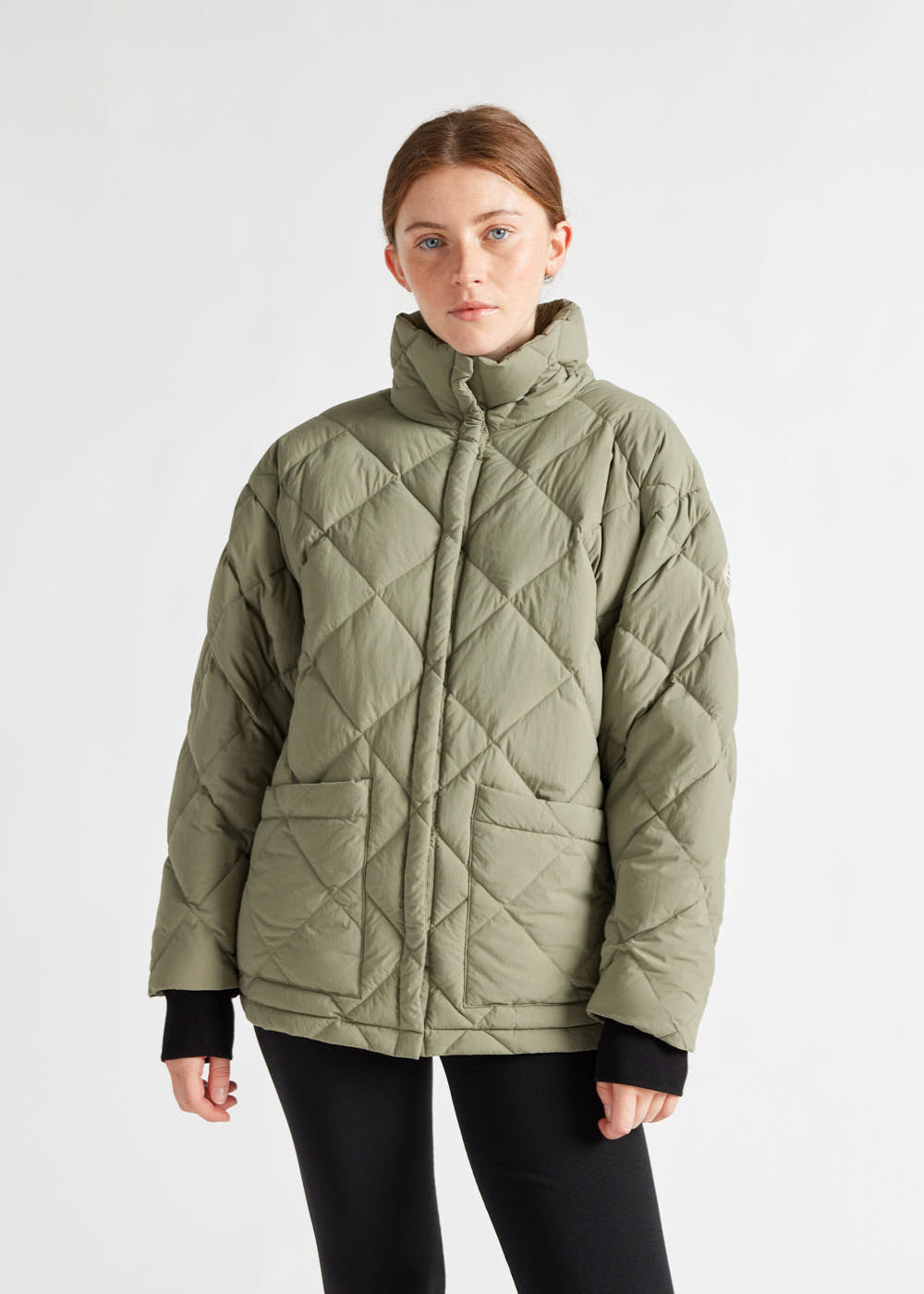 Veste Femme Slim Fit Mi-saison - Style Caban Avec Fermeture éclair - Tissu Type Jean - Pour Look Chic Ou Randonnée