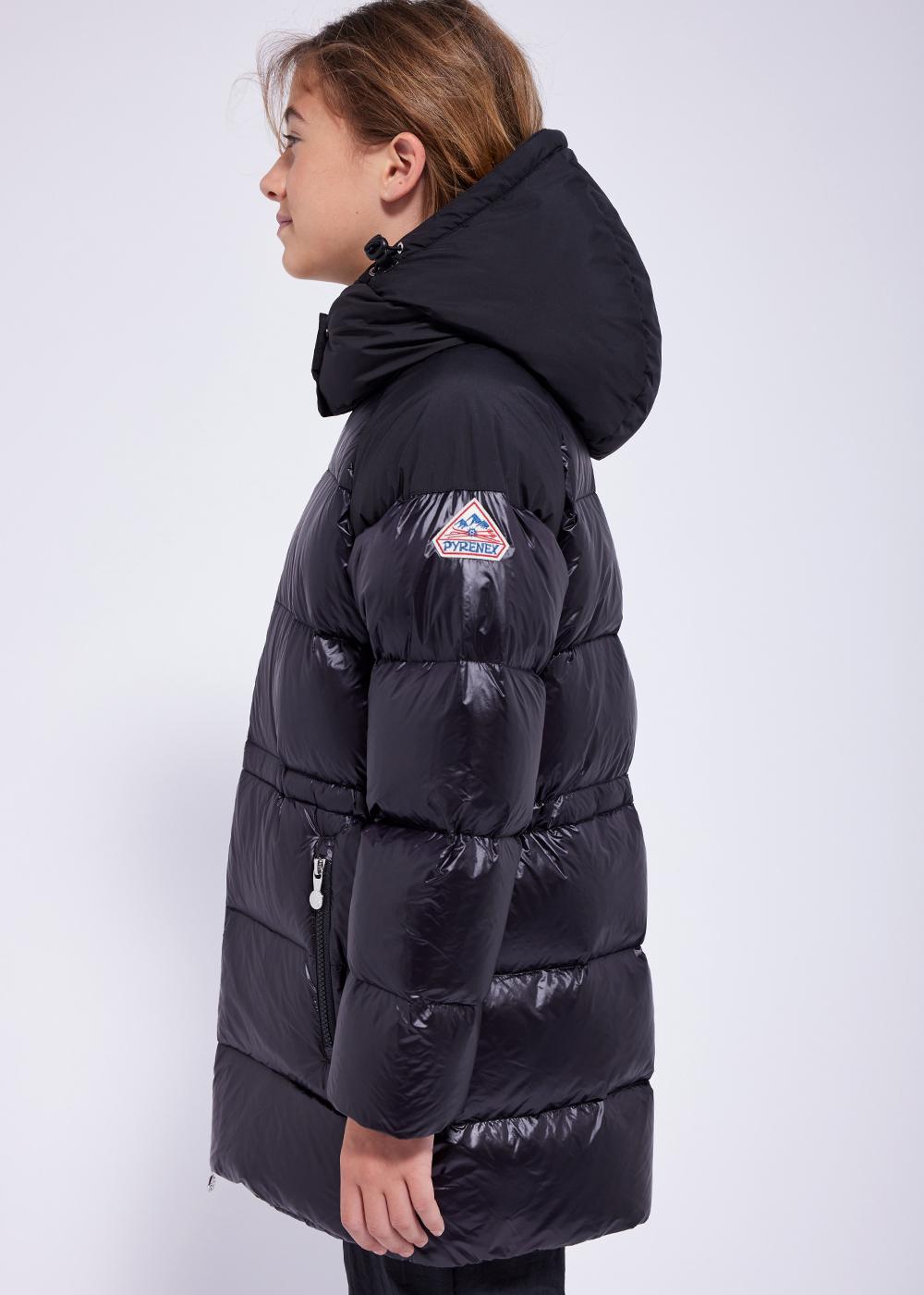 Fusion girl down jacket black-3