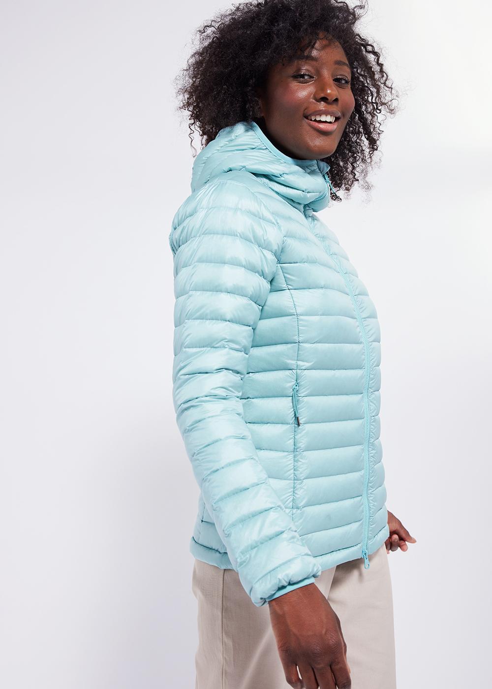 Masha Hooded light down jacket aquifer-3