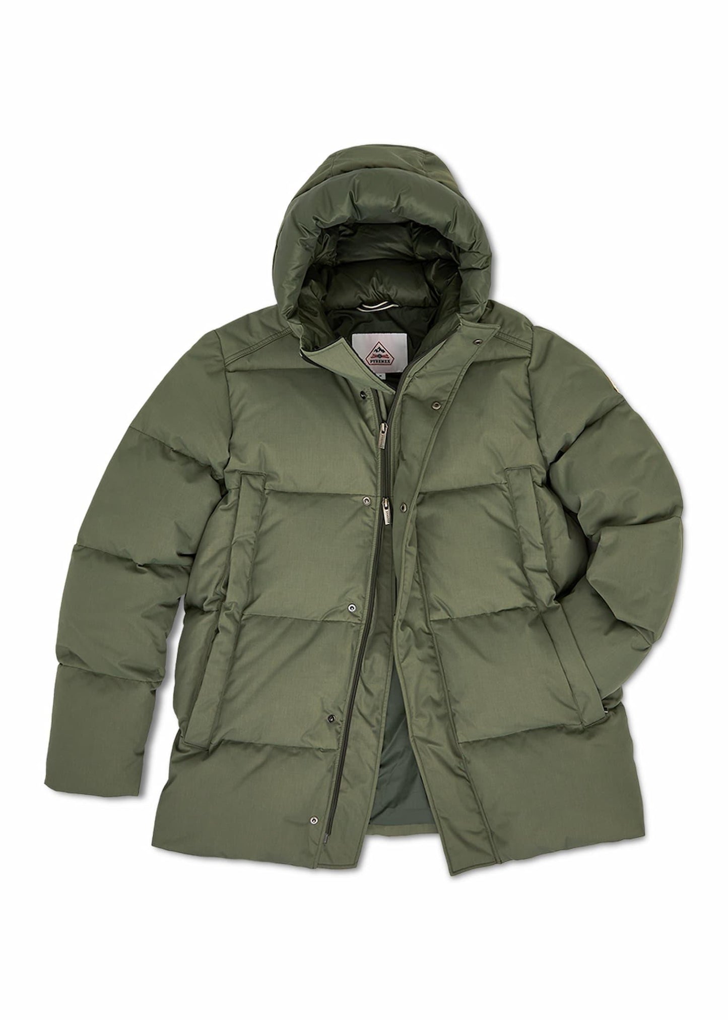 Recycelte Daunenjacke für Herren Pyrenex Phenix Deep Khaki