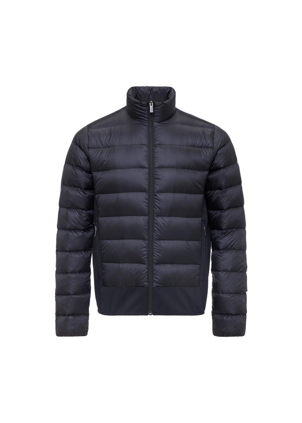 Men's Pyrenex Flow lighweight bi-fabric down jacket black-5