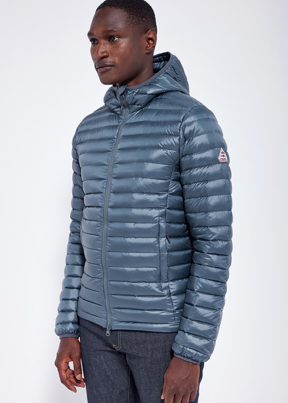 Bruce Hooded sport jacket dark-slate