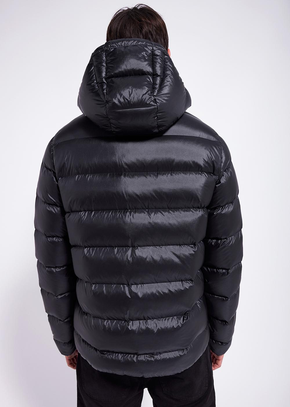 Usko men hooded down jacket black-5
