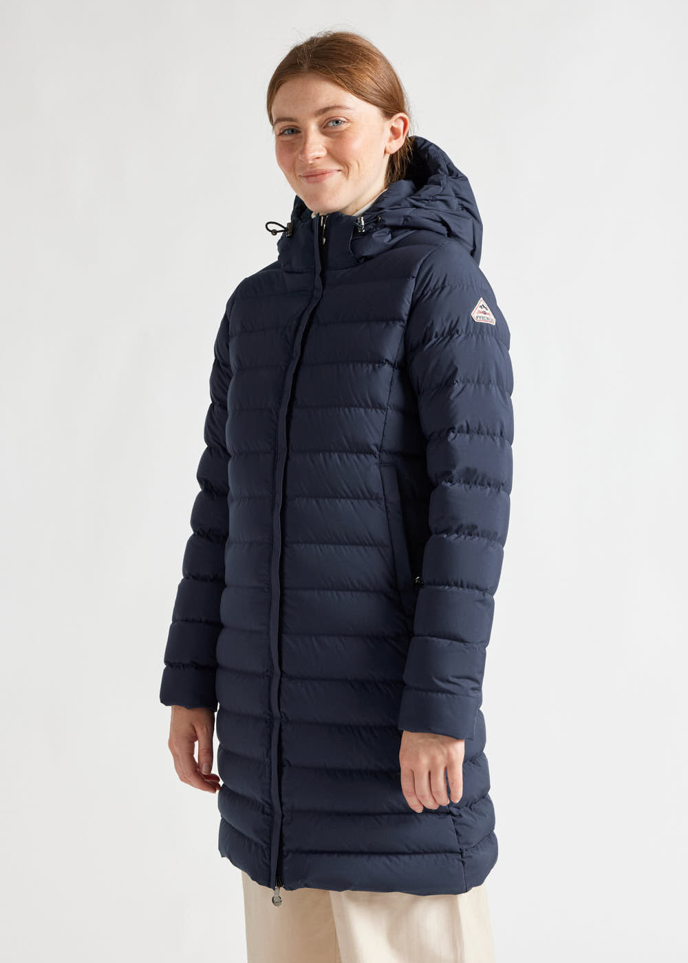 Women's Pyrenex Spoutnic mid-length down jacket amiral-2