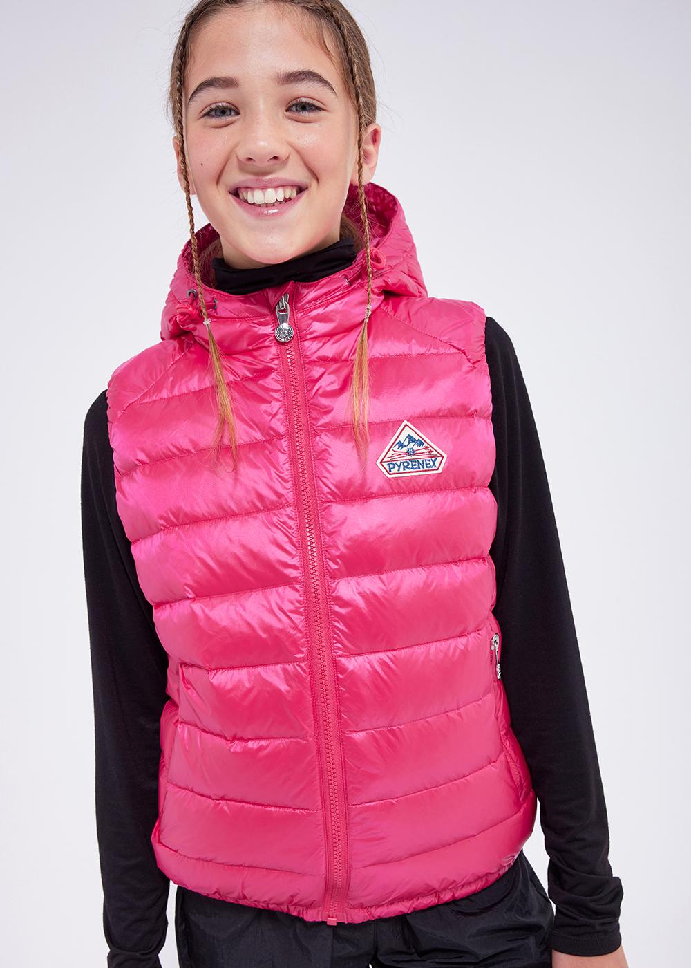 Pyrenex Cheslin Peony ärmellose Daunenjacke für Kinder-1