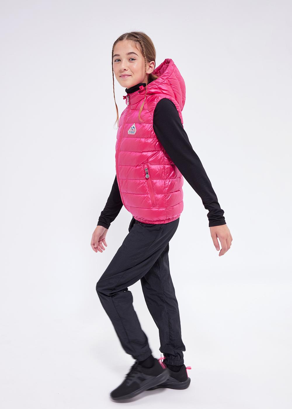 Pyrenex Cheslin Peony ärmellose Daunenjacke für Kinder-3