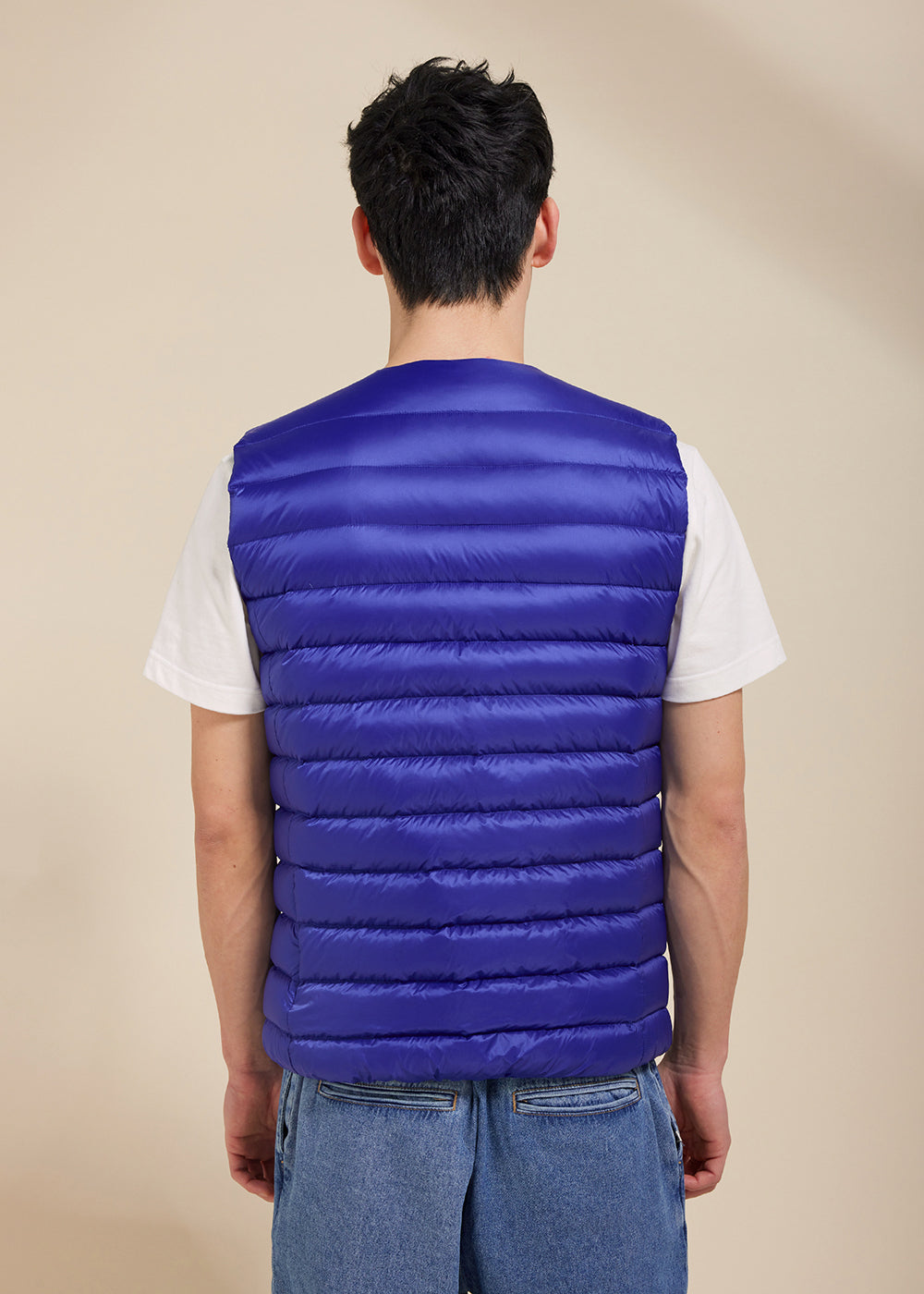 Gilet Sans Manches Homme Duvet 100g – Grande Taille 2XL-7XL, Imperméable Coupe-Vent, Idéal Printemps Automne
