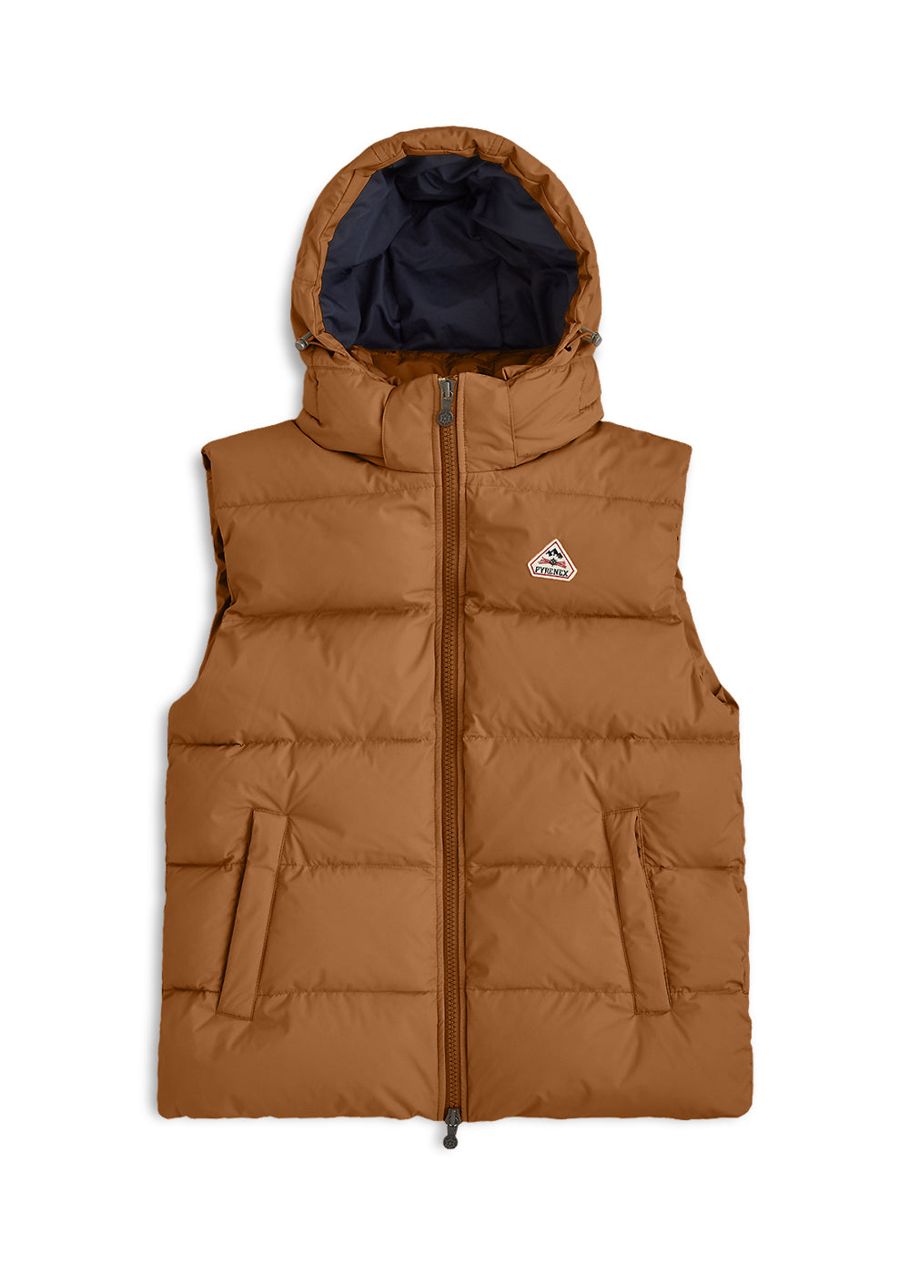 Pyrenex Spoutnic down vest with removable hood terra-4