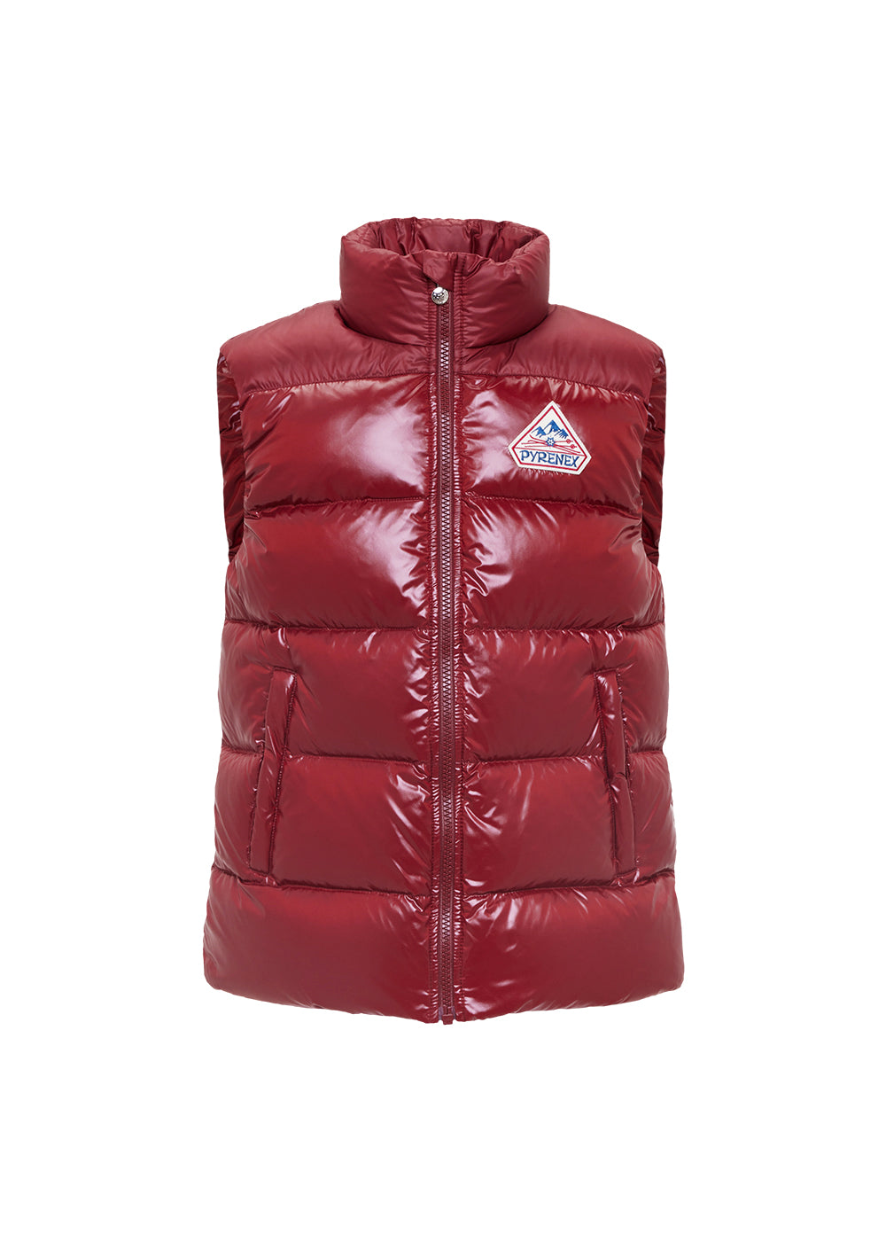 Pyrenex John unisex sleeveless down jacket syrah-7