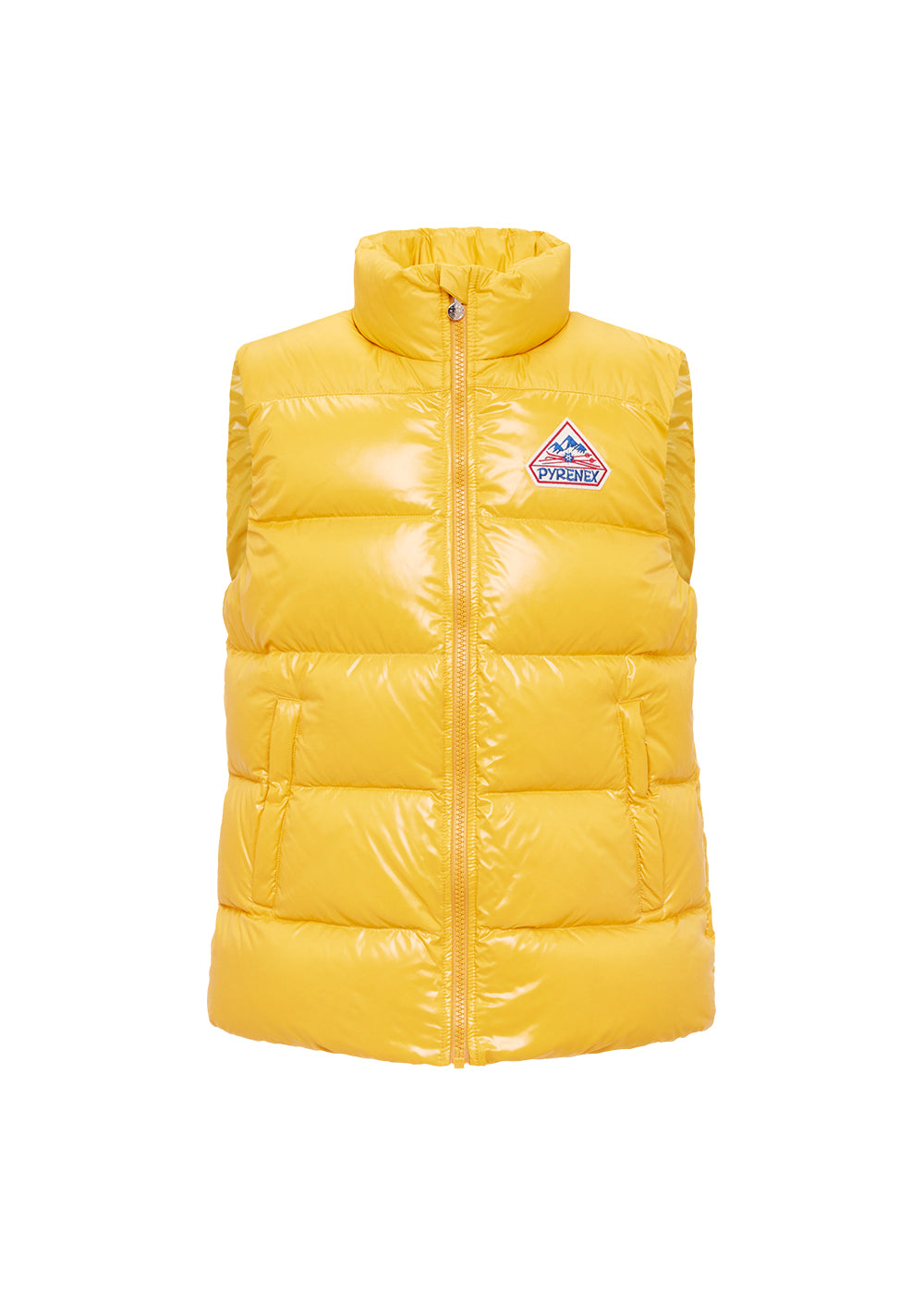 Pyrenex John unisex sleeveless down jacket yolk-9