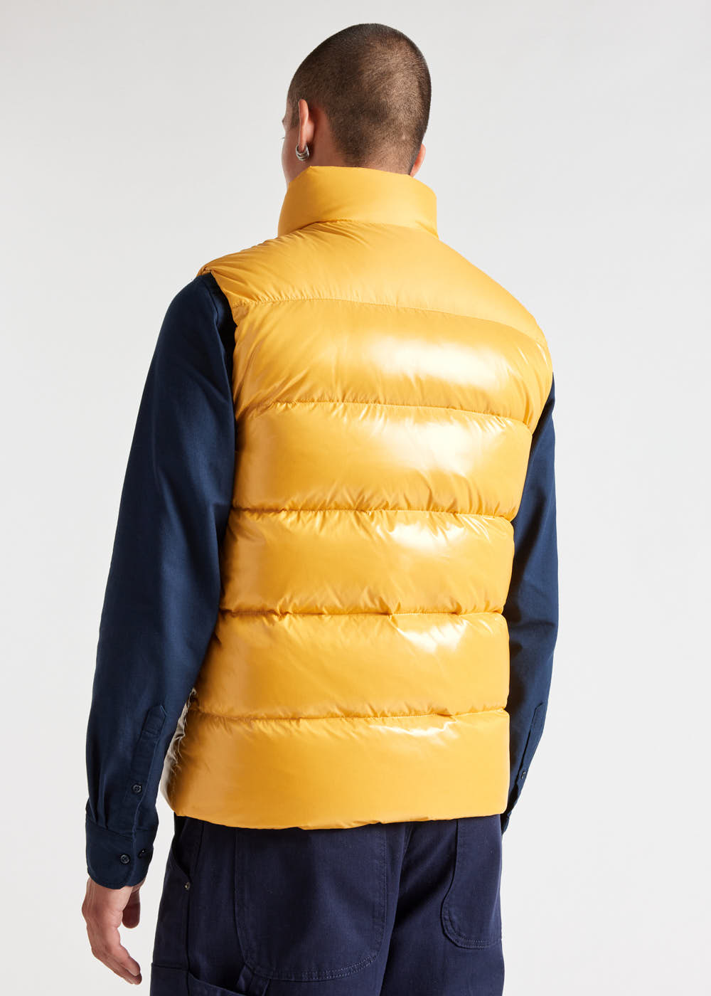 Pyrenex John unisex sleeveless down jacket yolk-8