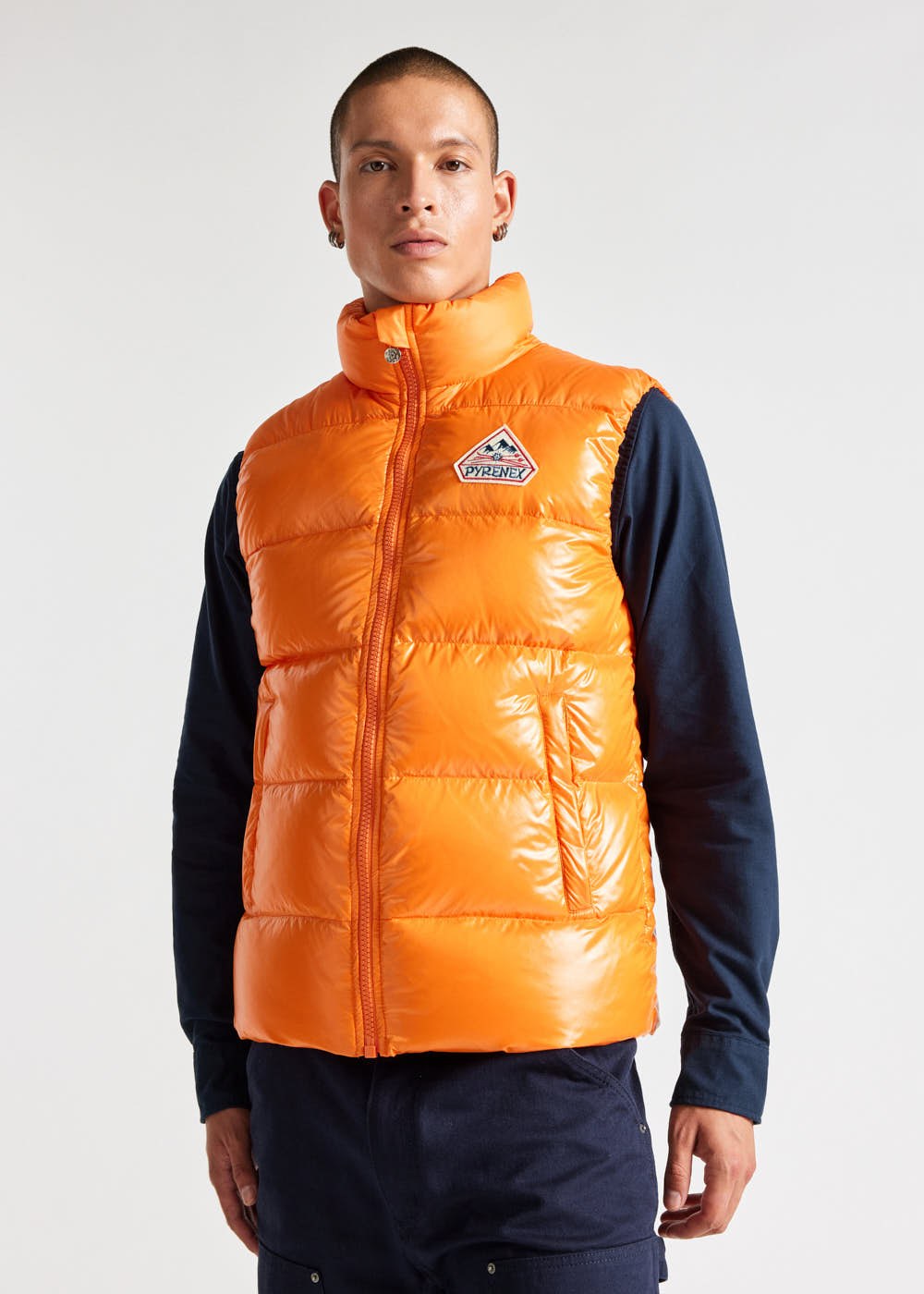 John Clementine Unisex Pyrenex ärmellose Daunenjacke-6