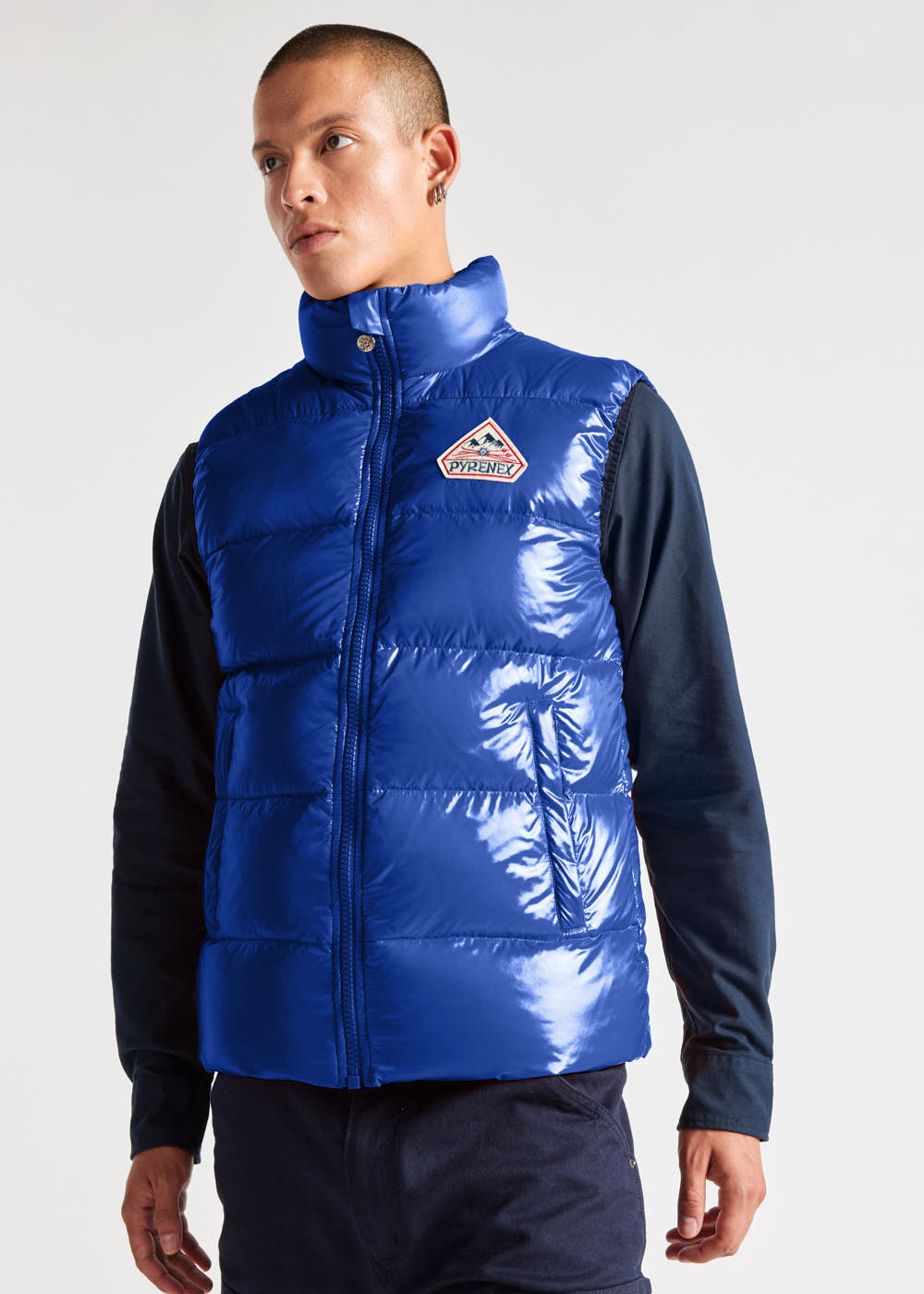 Pyrenex John unisex sleeveless down jacket atlantic-5