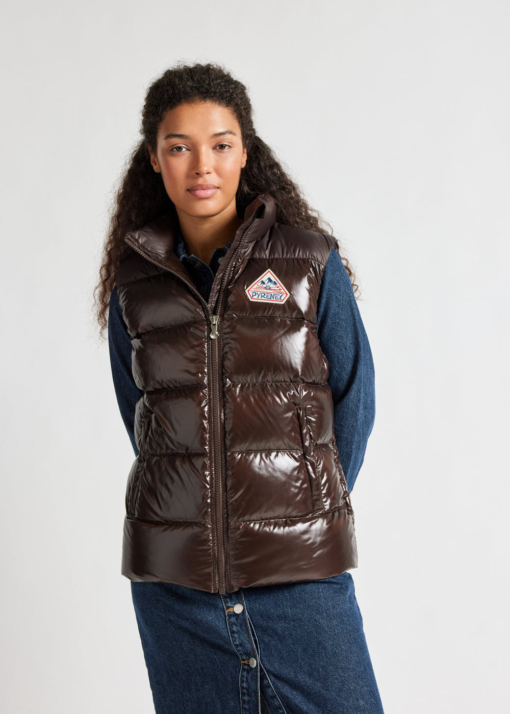 Pyrenex John unisex sleeveless down jacket java-2