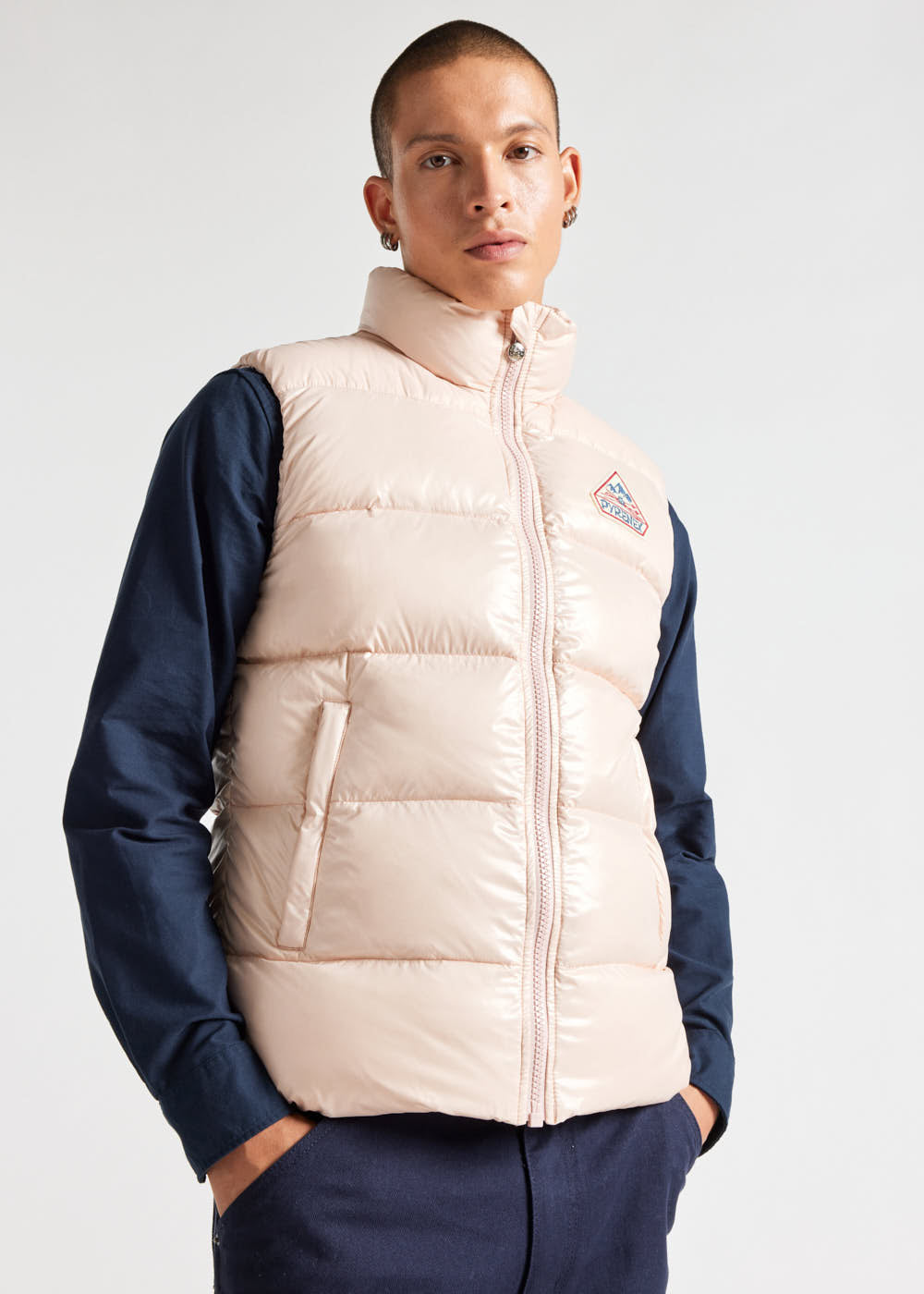 John Peach Whip Unisex Pyrenex ärmellose Daunenjacke-3