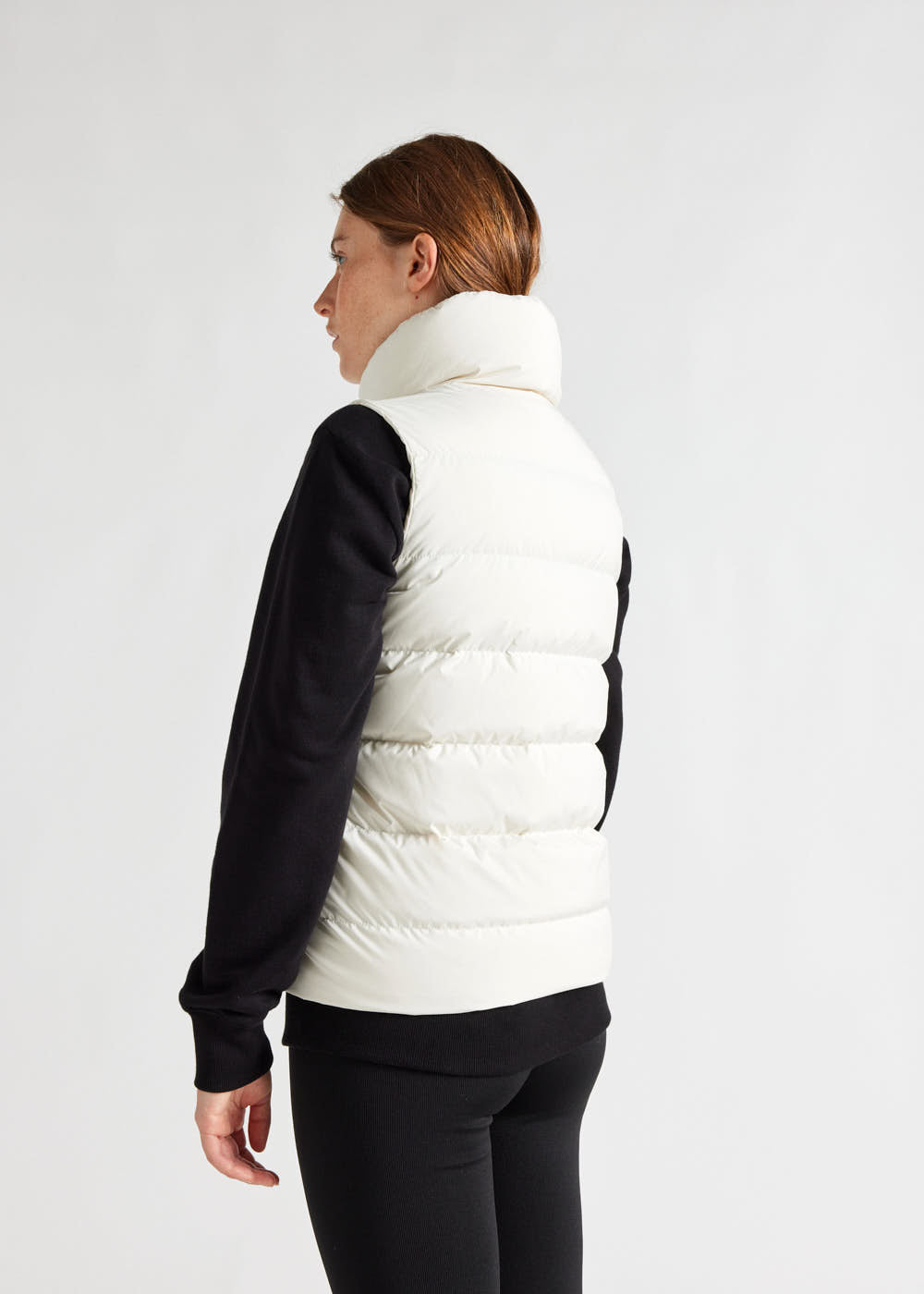 Women's Pyrenex Spoutnic Vest down gilet milk-4