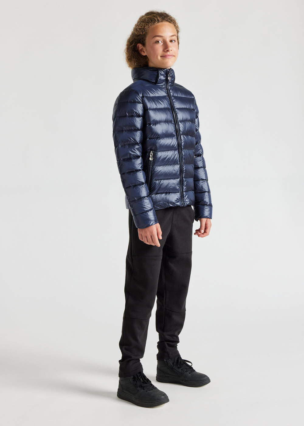 Spoutnic Shiny Kinder-Daunenjacke mit Kapuze Amiral-2