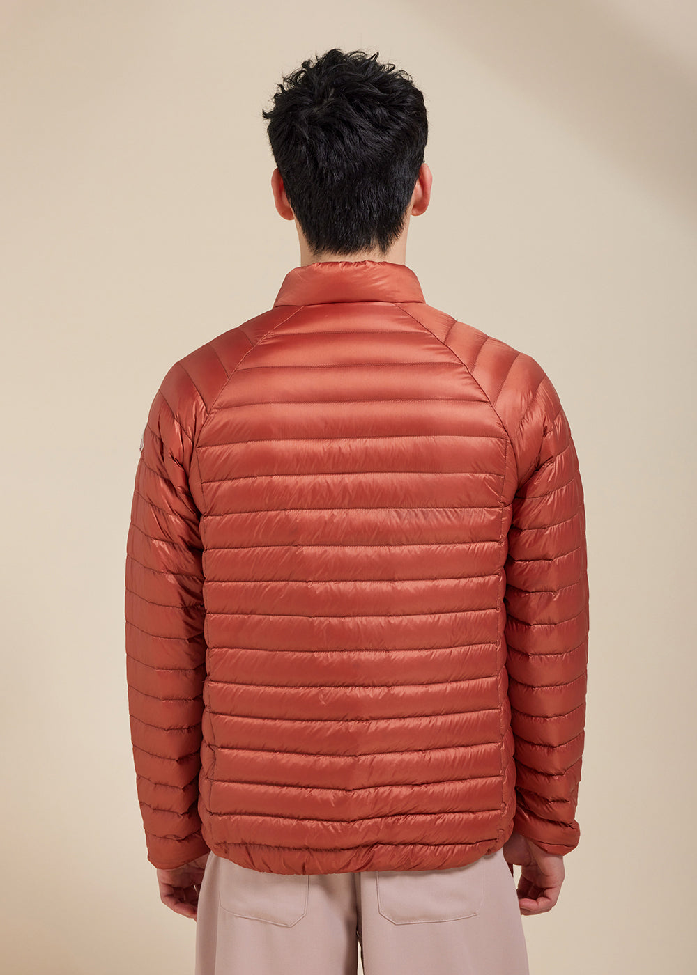 Leichte Daunenjacke für Herren von Mate Terracotta-4