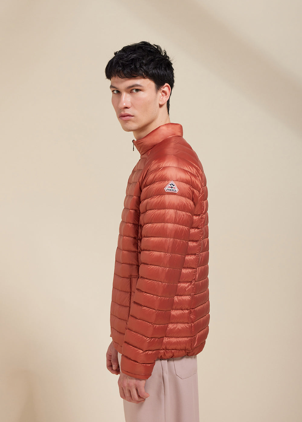 Doudoune légère homme Mate Terracotta-3