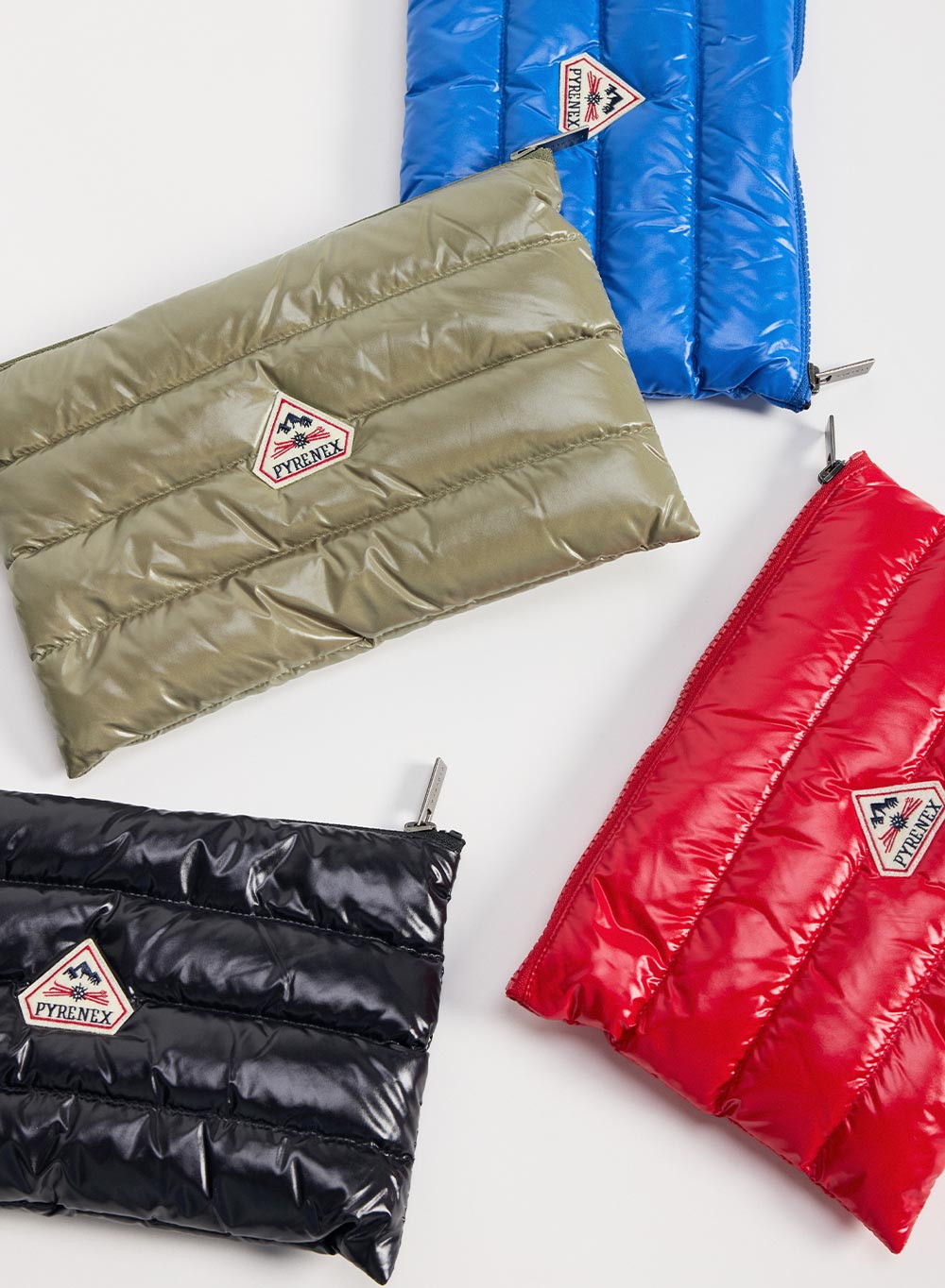 Pochette matelassée Pyrenex Down pouch vintage noire-3