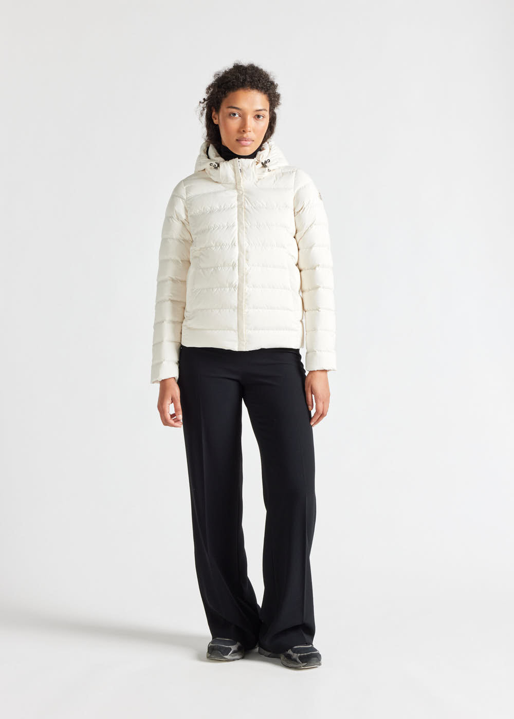 Pyrenex Spoutnic Damen-Daunenjacke mit abnehmbarer Kapuze Milk-1