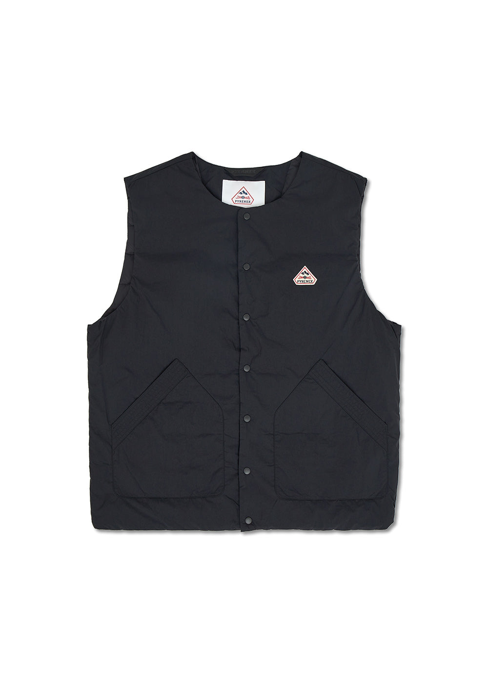 Men's lightweight down gilet Pyrenex Draft black-4