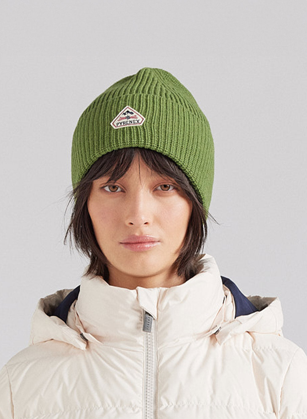 Pyrenex Gomma warm beanie pesto-1