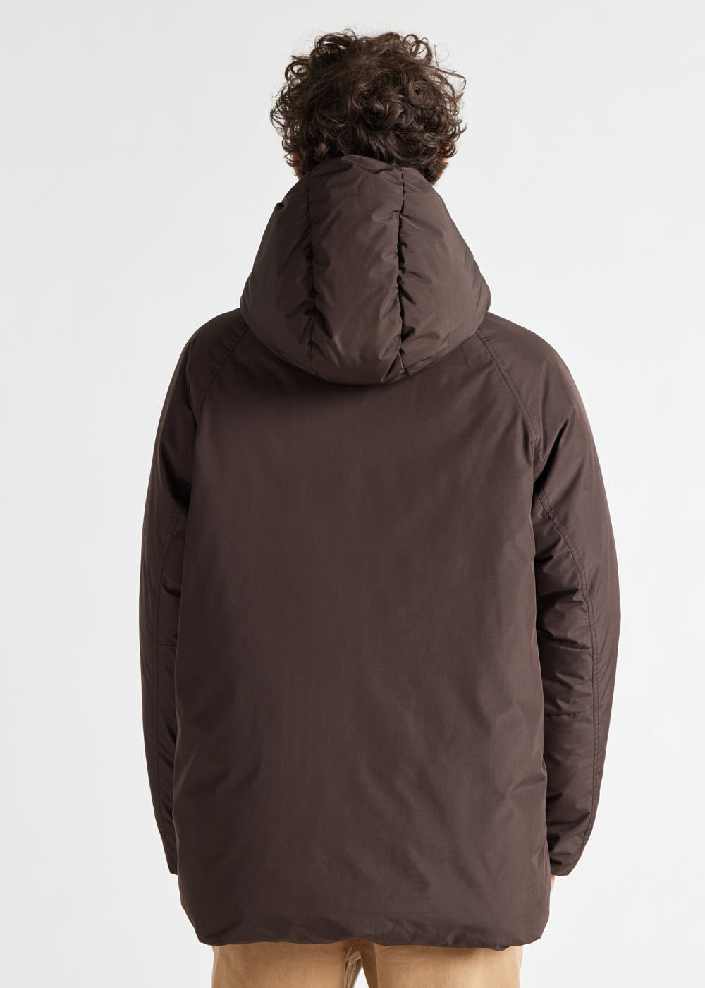 Covert short down parka