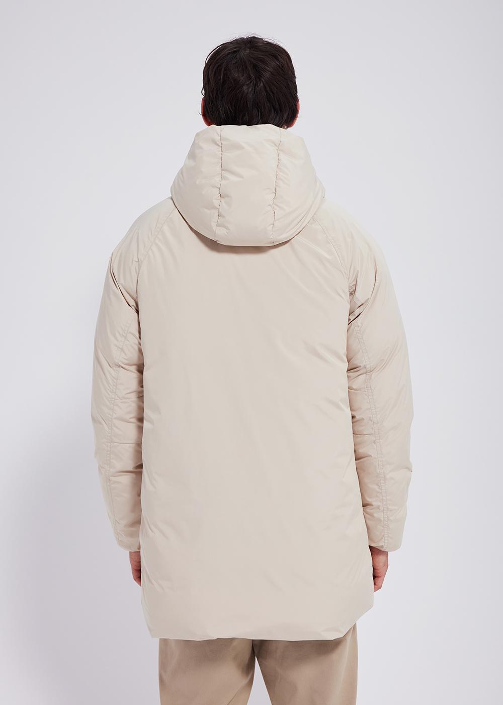 Pyrenex Spark Herren-Kapuzenparka aus natürlichen Daunen, braunem Reis-4