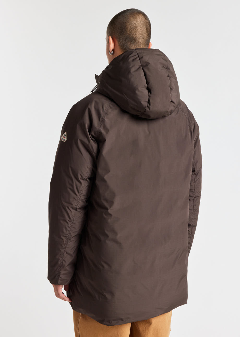 Men's Pyrenex Spark hooded warm down parka java-6