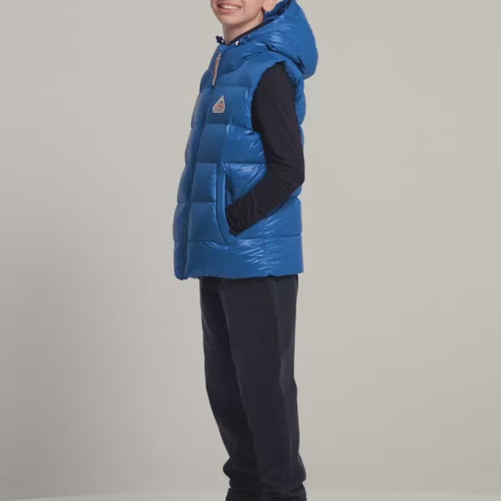 Doudoune sans manches enfant Pyrenex John bleue