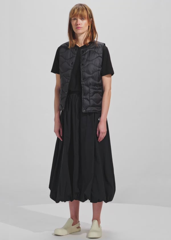 Doudoune ultra-lègère sans manches femme Pyrenex Orite Vest noire-2