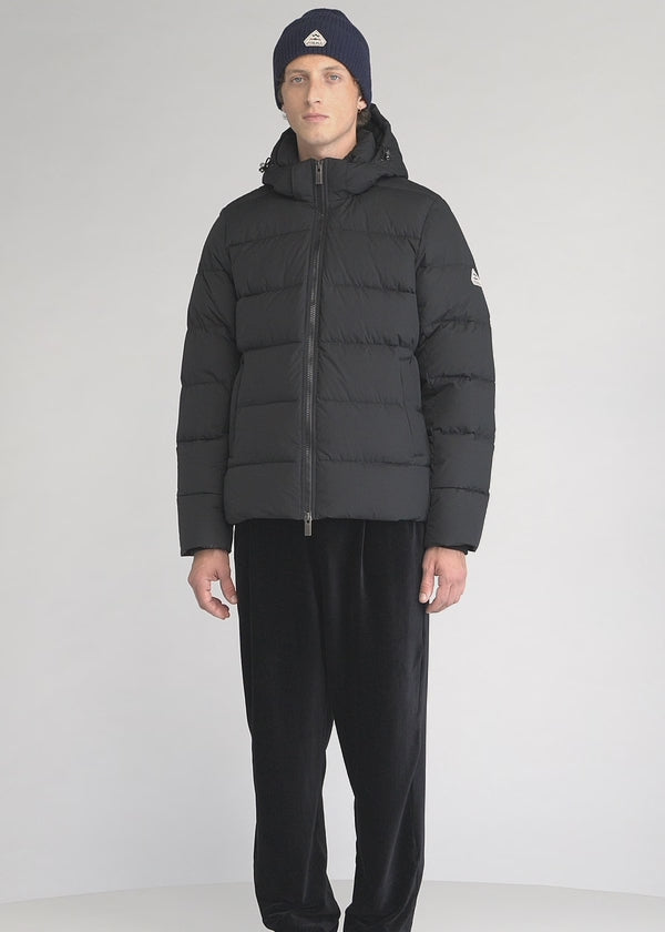 Daunenjacke mit abnehmbarer Kapuze Pyrenex Spoutnic Black-2