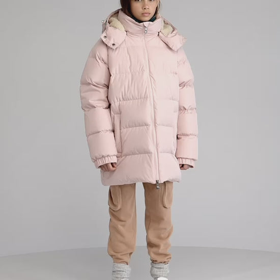 doudoune fille peach whip husky bonton