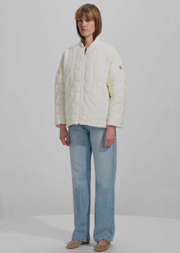 Doudoune légère femme Pyrenex Gypse blanche