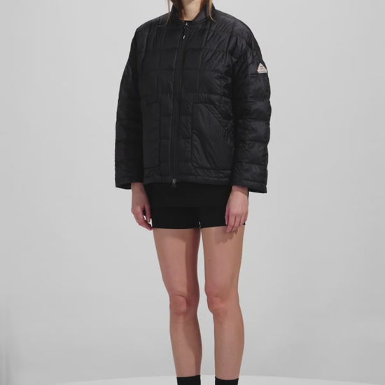 Doudoune légère femme Pyrenex Gypse noire