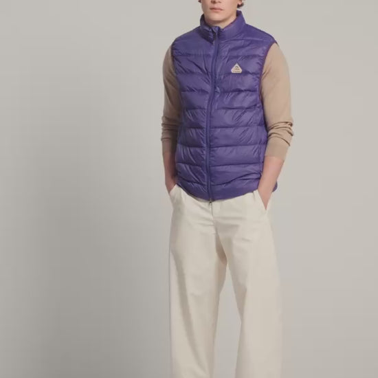 Doudoune ultra légère sans manches Pyrenex Guzet violette
