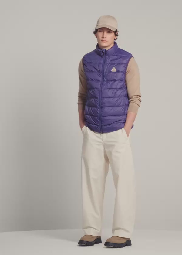 Doudoune ultra légère sans manches Pyrenex Guzet violette
