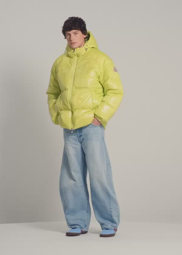 Unisex-Daunenjacke mit Kapuze Pyrenex Sten Gelb-2