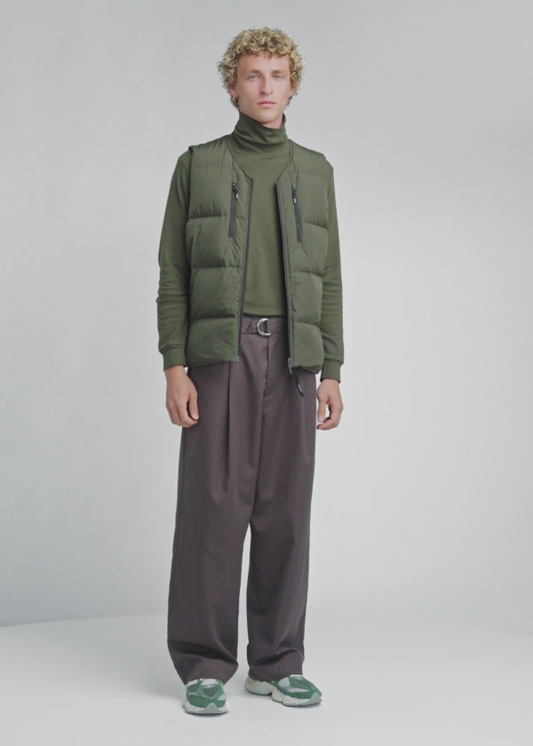 Doudoune sans manches homme Pyrenex Solace kaki-2