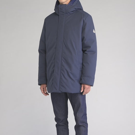 parka balme bleue marine