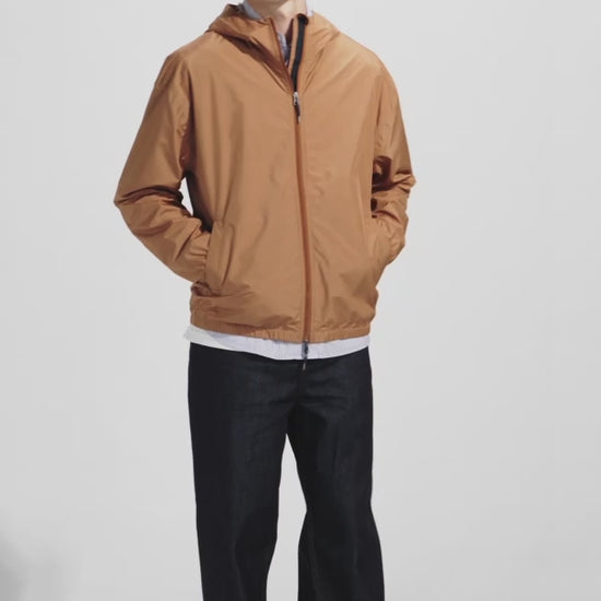 Coupe-vent imperméable homme Pyrenex Ensure marron terracotta