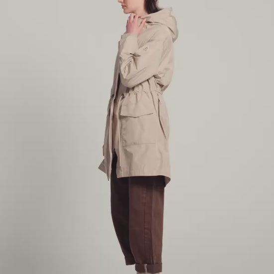 Imperméable femme Pyrenex Grace beige clair