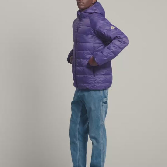 Doudoune ultra légère à capuche Pyrenex Guzet violette