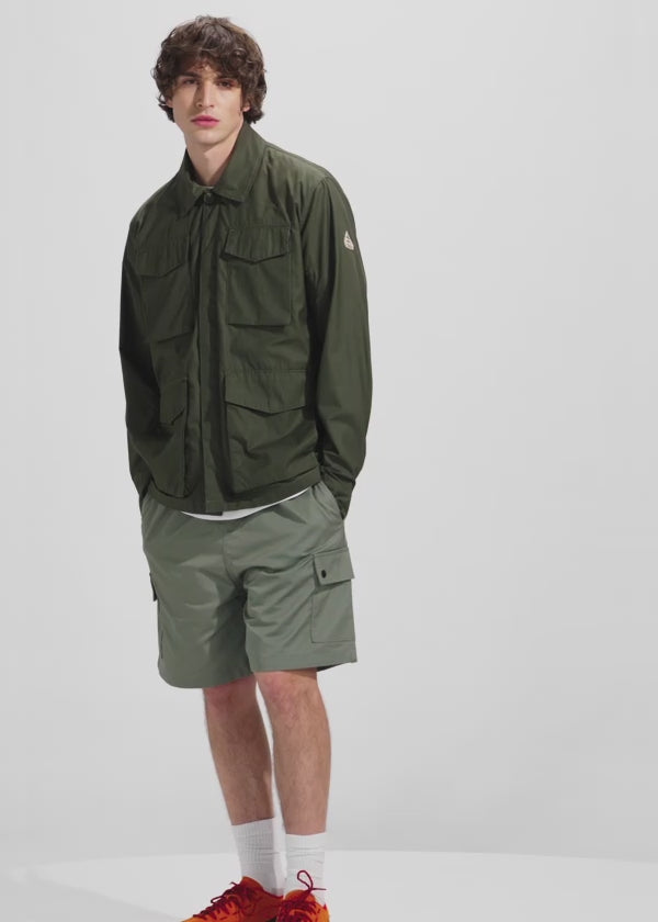 Pyrenex Field men's lightweight jacket in dark khaki-2