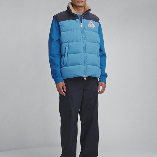 Doudoune sans manches Pyrenex Retro bleu ciel homme