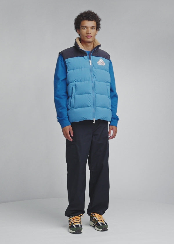 Doudoune sans manches Pyrenex Retro bleu ciel-2